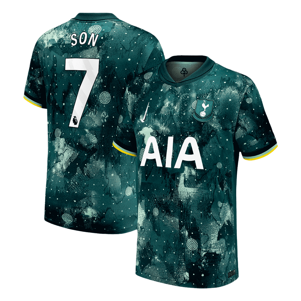 Camiseta de fútbol de visitante SON #7 del Tottenham Hotspur 2024/25