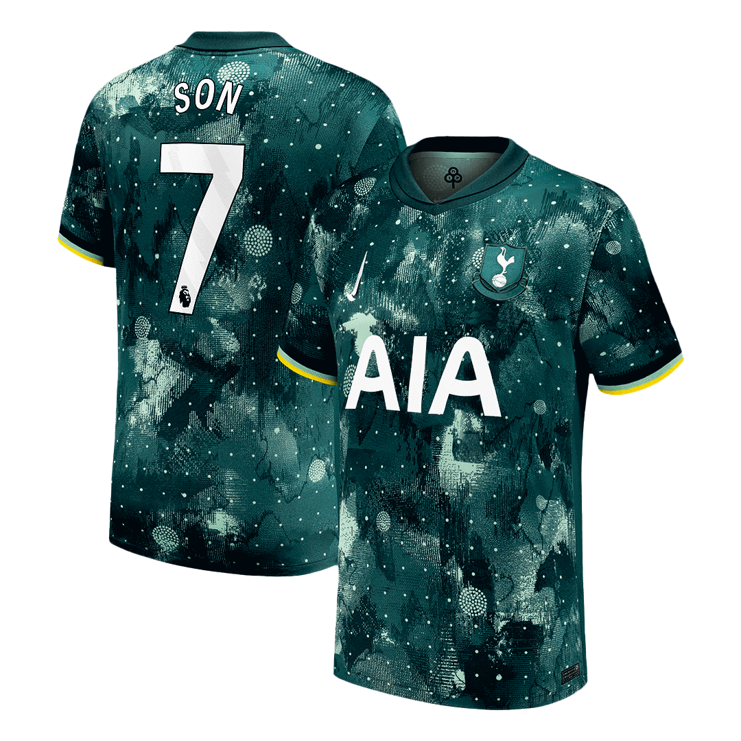 Camiseta de fútbol de visitante SON #7 del Tottenham Hotspur 2024/25