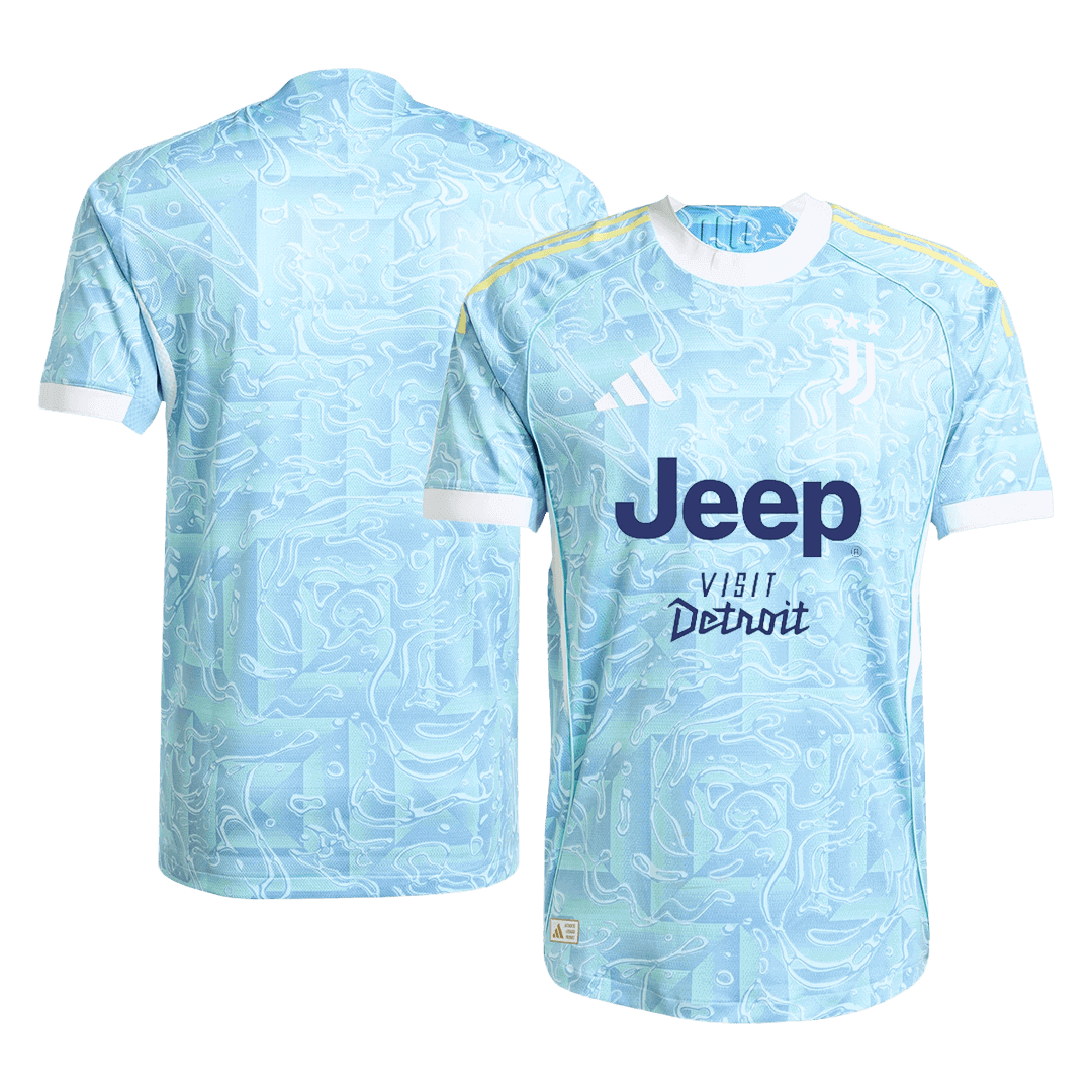 Soccer Kits Authentic Juventus Away Soccer Jersey 2025/26 Blue