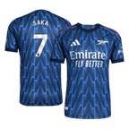 Soccer Kits Authentic SAKA #7 Arsenal Away Soccer Jersey 2025/26 Blue