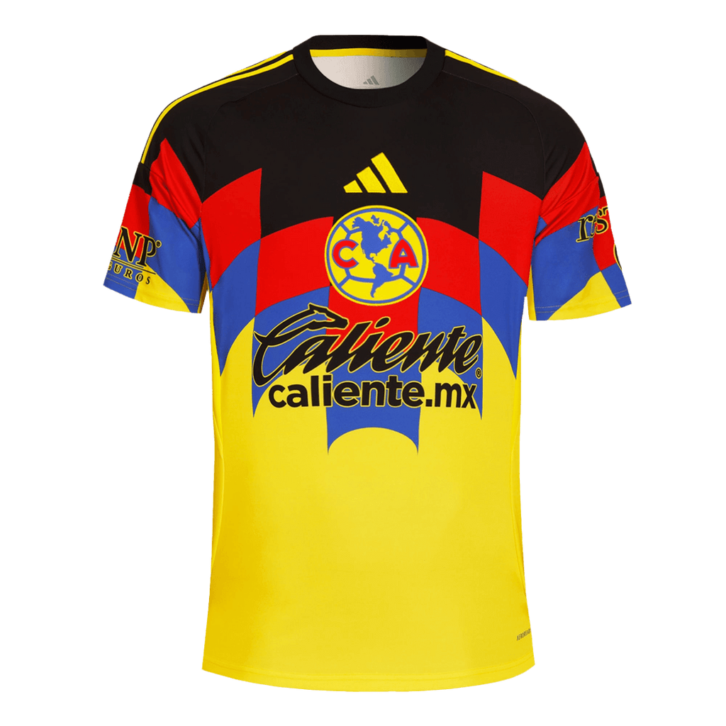 Soccer Kits Club America Home Soccer Jersey 2025/26 Yellow