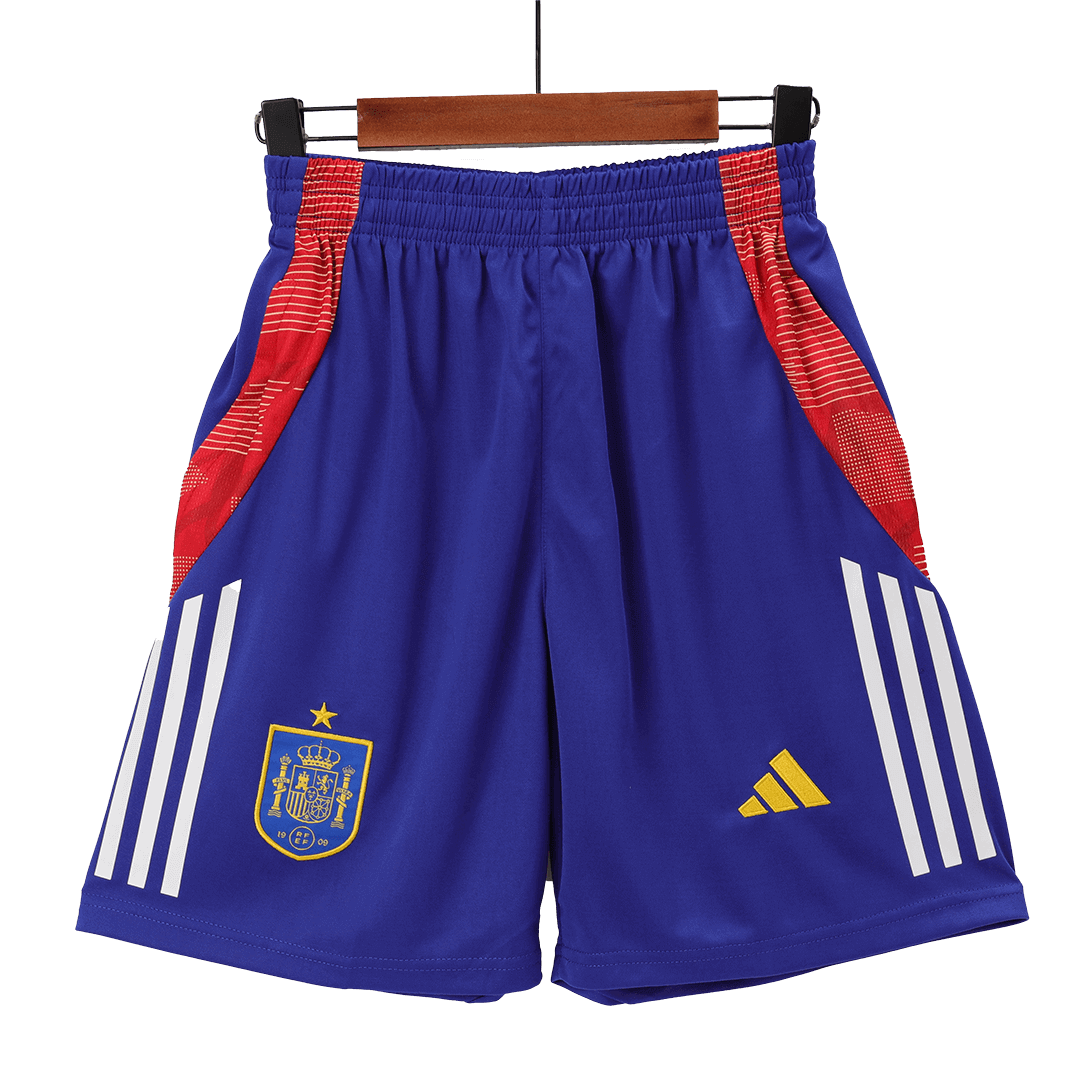 Equipaciones de fútbol España Pantalones cortos de fútbol prepartido Eurocopa 2024