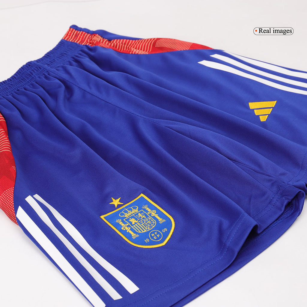 Equipaciones de fútbol España Pantalones cortos de fútbol prepartido Eurocopa 2024