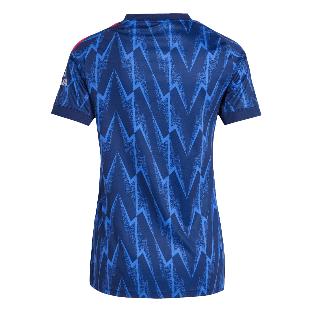 Camiseta de fútbol visitante del Arsenal para mujer 2025/26 azul