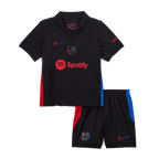 Maillots de football personnalisés pour enfants Barcelone Extérieur 2024/25