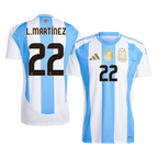 Kits de fútbol L.MARTÍNEZ #22 Argentina Camiseta de fútbol local 2024