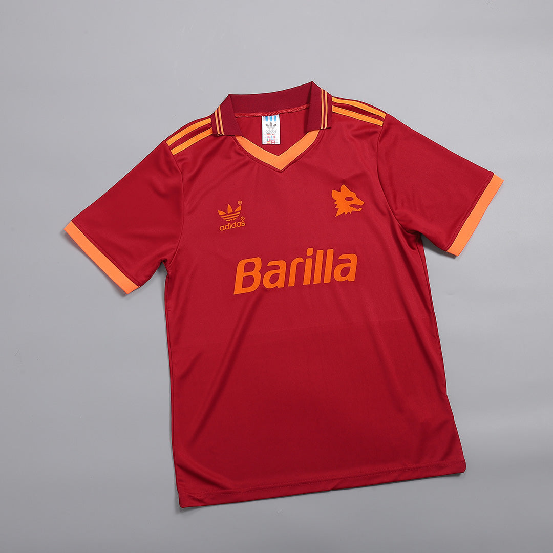 Camiseta de fútbol retro de la Roma local 1992/94