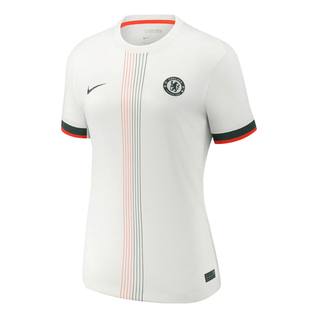 Maillot de football extérieur Chelsea femme 2025/26 blanc