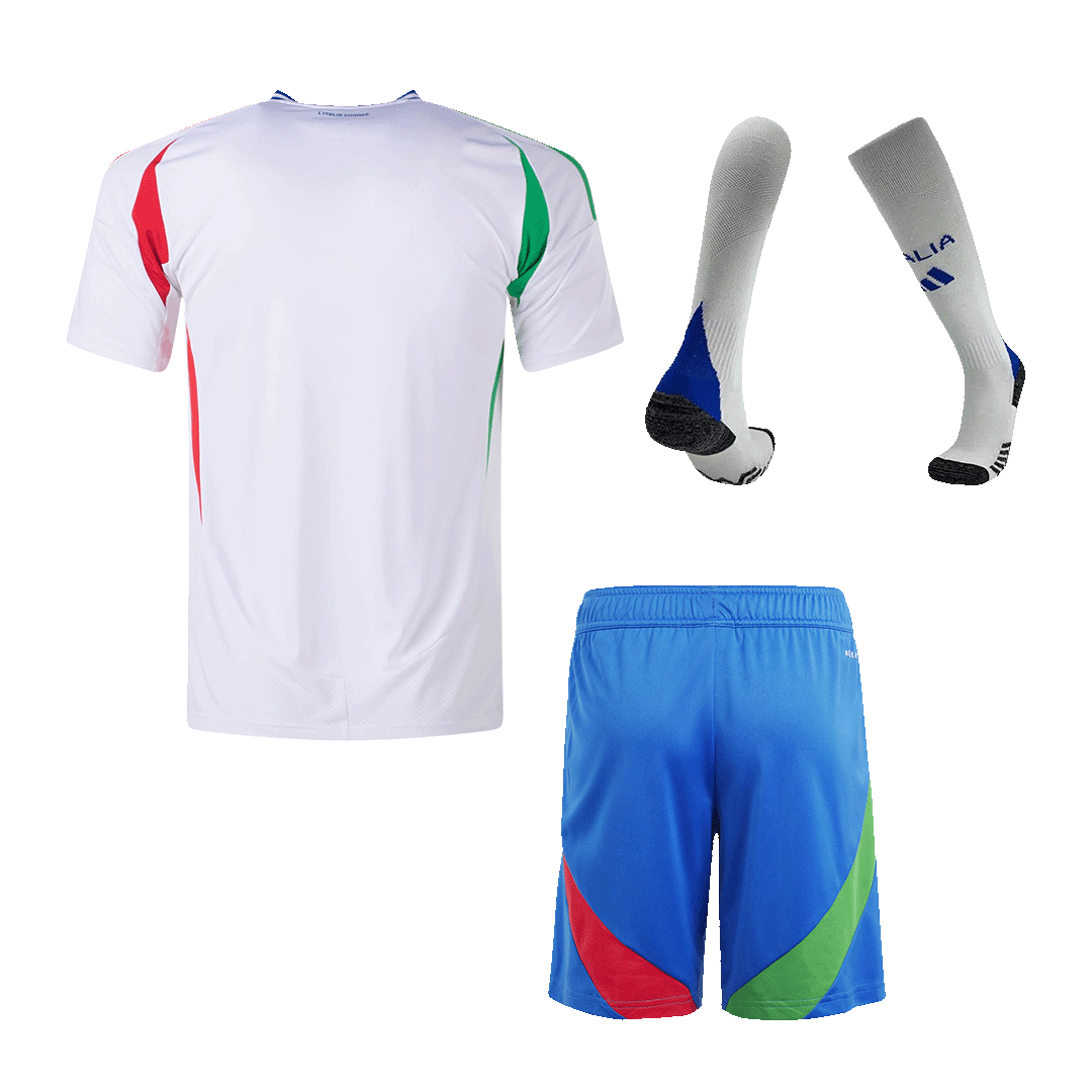Maillot de football extérieur Italie (maillot + short + chaussettes) Euro 2024