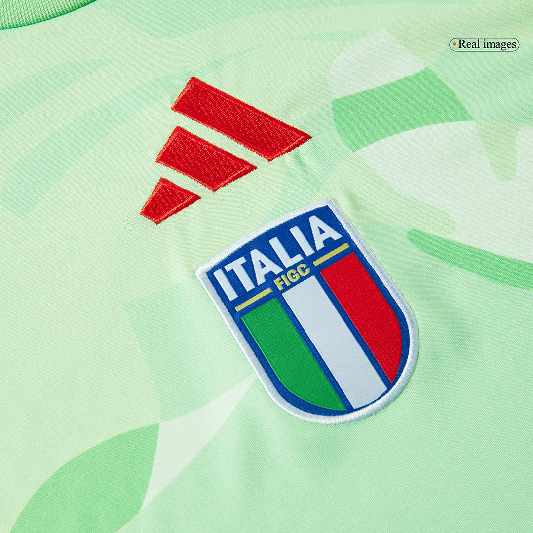 Maillot de football extérieur Italie 2025 vert pour homme - Championnat d'Europe féminin