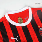 Kit de fútbol para niños: Camiseta de local del AC Milan (camiseta y pantalones cortos) 2024/25