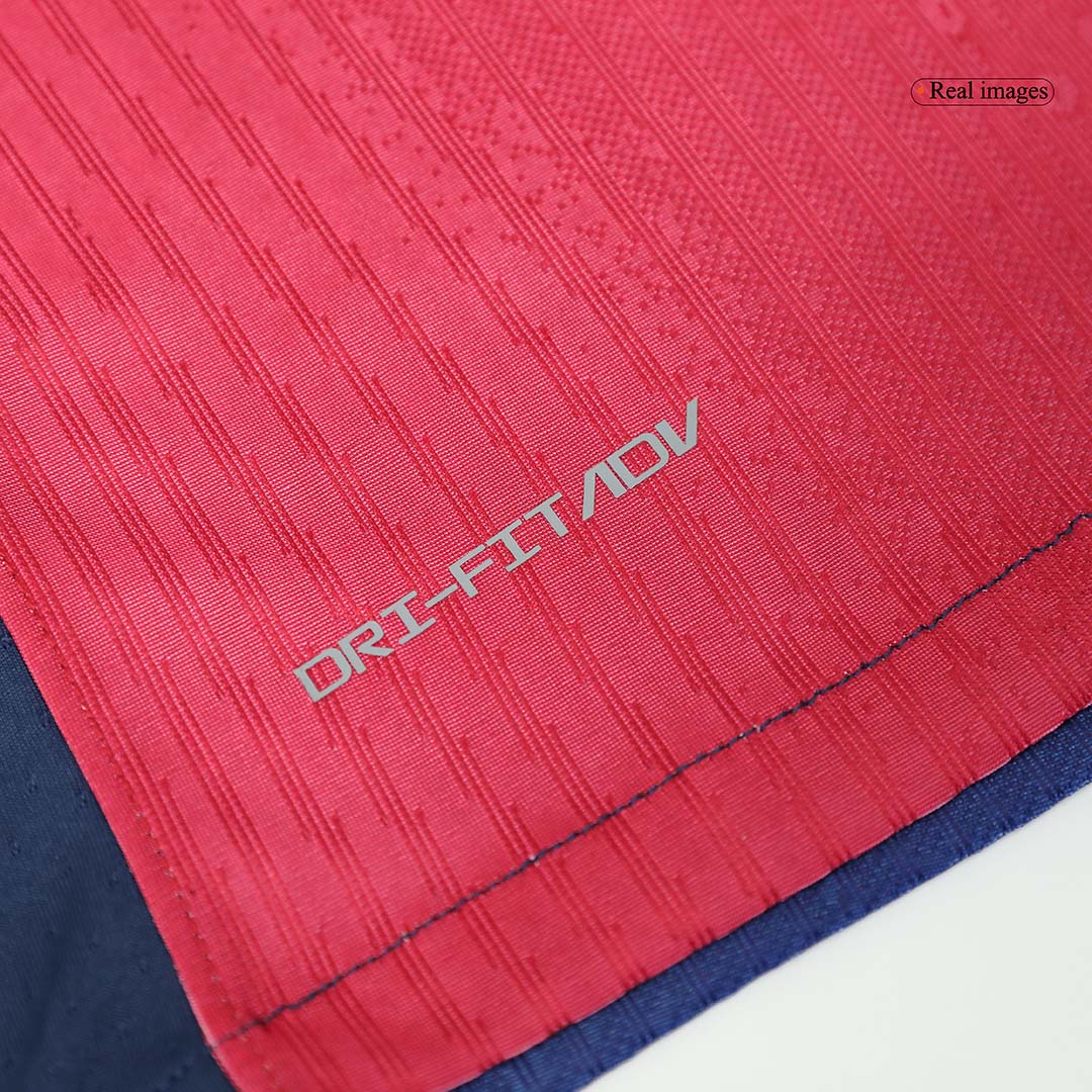 Camiseta de fútbol Raphinha #11, camiseta local del Barcelona 2024/25, roja y azul - UCL (logotipo de Spotify sin texto)