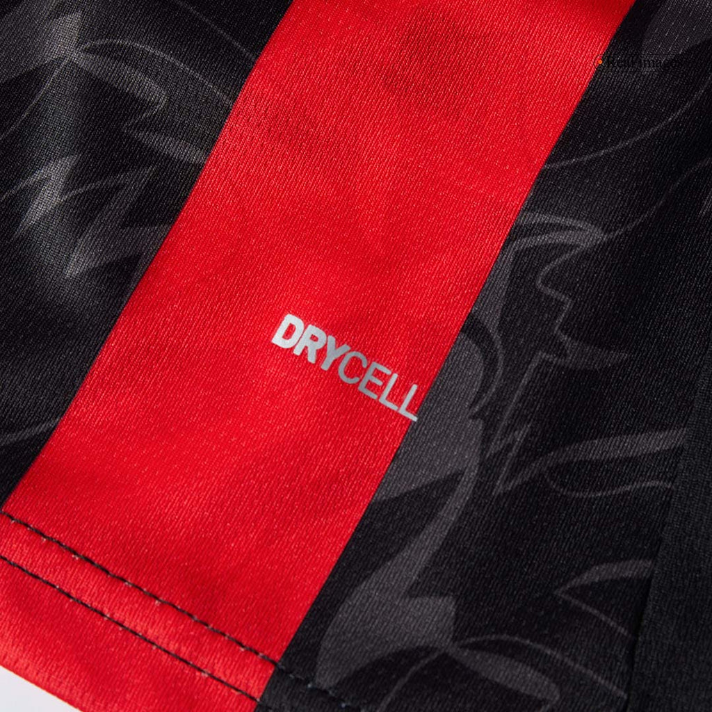 Soccer Kits AC Milan Home Soccer Jersey Kit(Jersey+Shorts) 2025/26 Red&Black