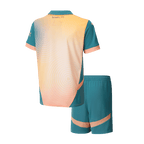 Camiseta de fútbol infantil del Manchester City (camiseta y pantalón corto) 2024/25 (4.ª equipación de visitante) "Definitely City"