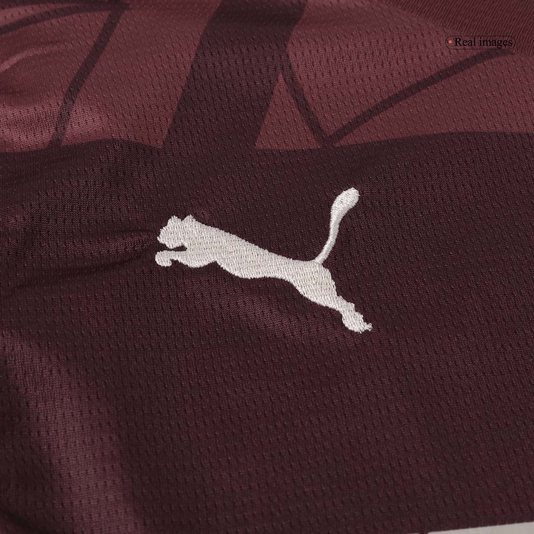 Camiseta de fútbol infantil de visitante del Manchester City (camiseta y pantalón corto) 2024/25