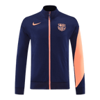 Soccer Kits 25/26 Barcelona Training Jacket Kit(Jacket+Pants) Navy&Orange