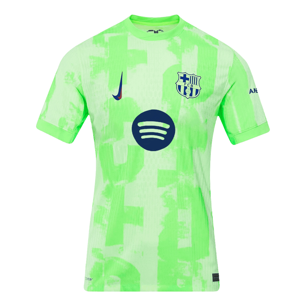 Soccer Kits Authentic LAMINE YAMAL #19 Barcelona Third Away Soccer Jersey 2024/25 - UCL£¨Spotify Logo Without Text£©