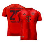 Soccer Kits Authentic MÜLLER #25 Bayern Munich Home Soccer Jersey 2024/25