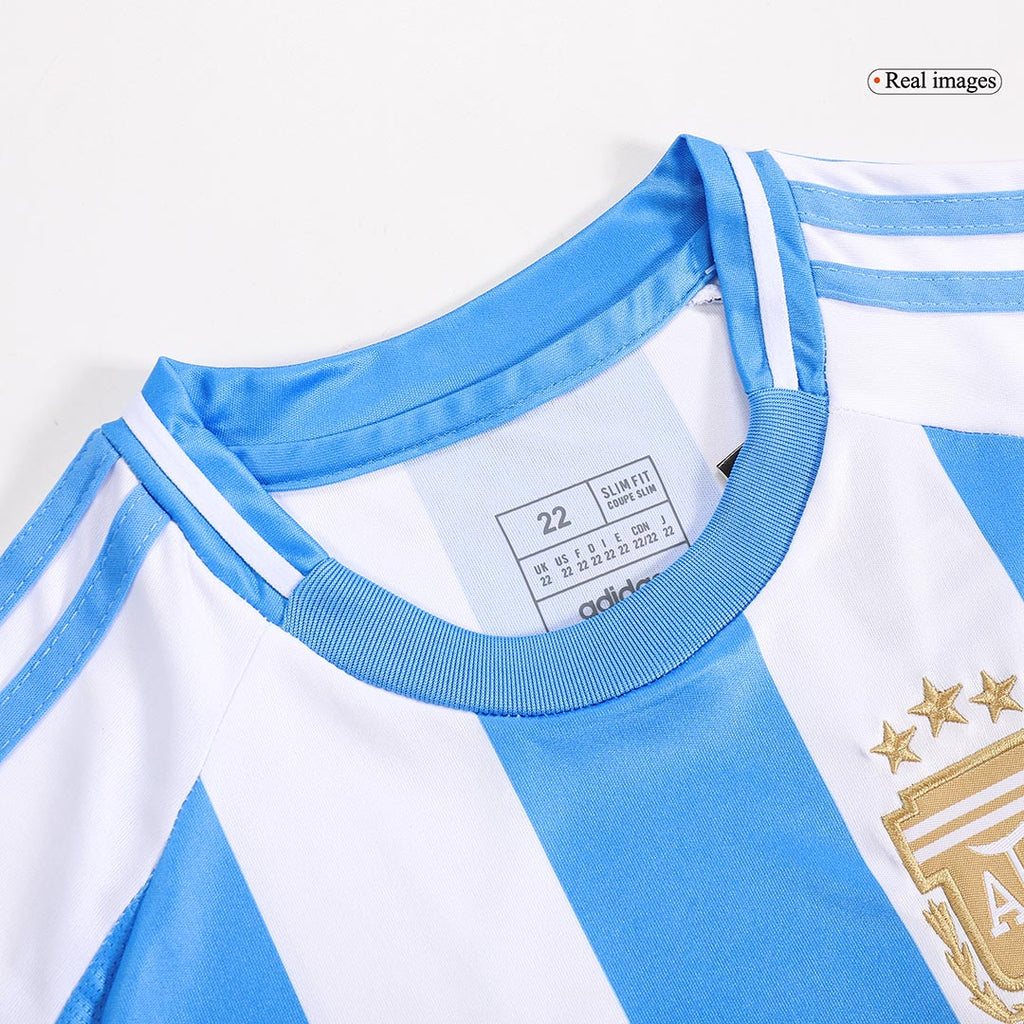 Maillot de football domicile Argentine pour enfant (maillot + short) 2024