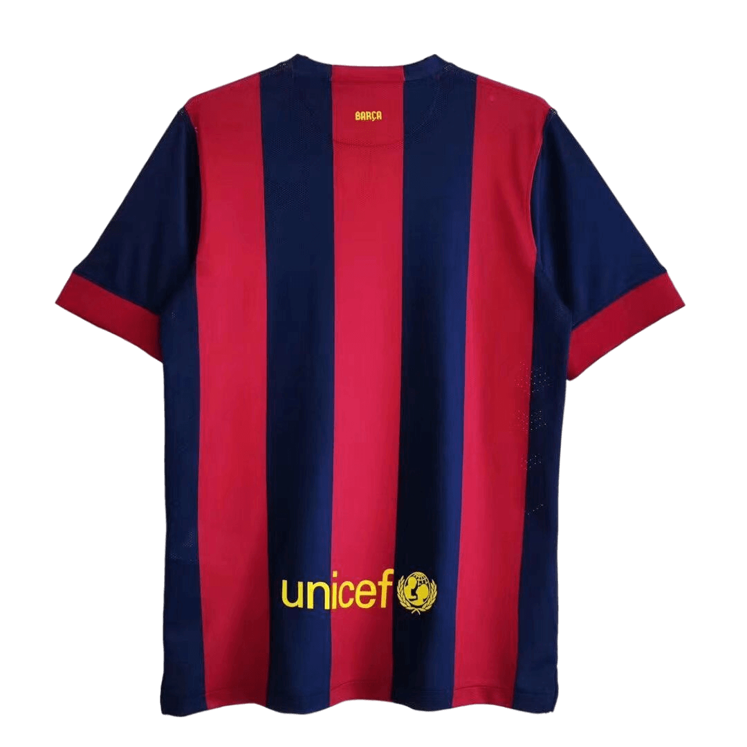 Camiseta de fútbol retro Messi #10 2014/15 del Barcelona 