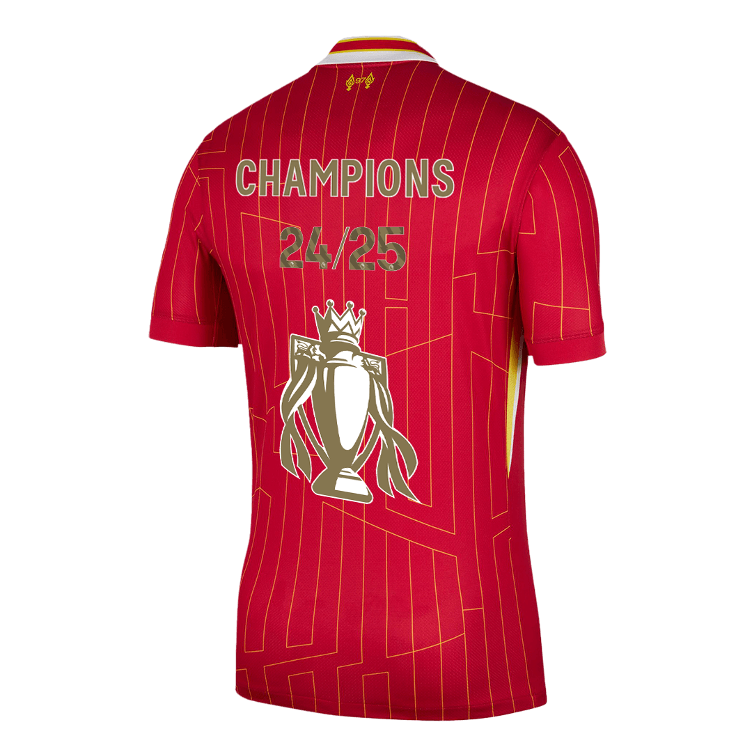 Maillot de football Liverpool Domicile Rouge - CHAMPIONS 24/25