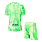 Soccer Kits Barcelona Third Away Soccer Jersey Kit(Jersey+Shorts) 2024/25 - UCL