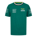 Soccer Kits Aston Martin Aramco Cognizant F1 Racing Team Fernando Alonso Driver T-Shirt 2024