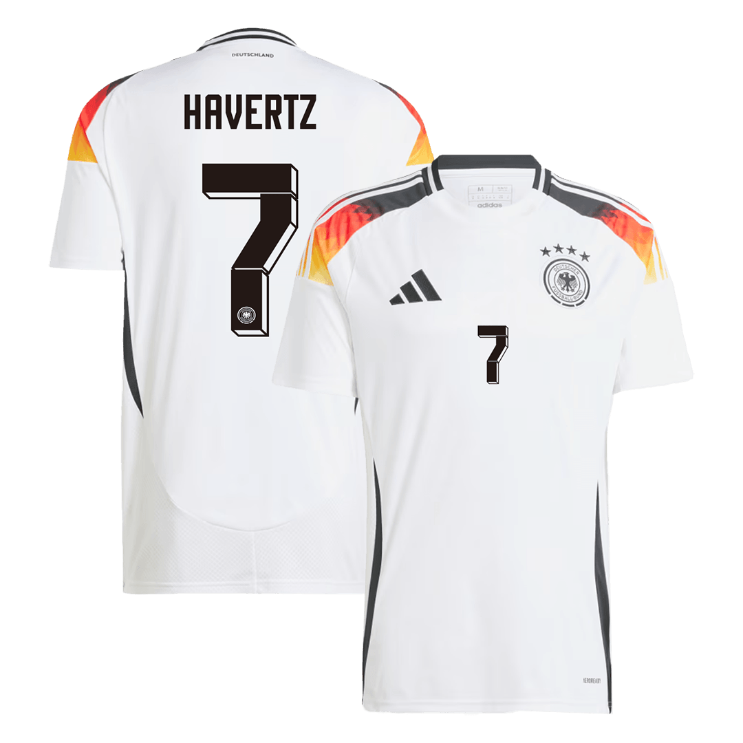 Maillot de football domicile Allemagne HAVERTZ #7 Euro 2024