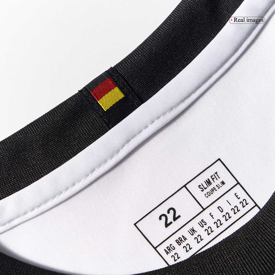 Camiseta de fútbol infantil del 125.º aniversario de Alemania (camiseta y pantalón corto) 2025, color blanco