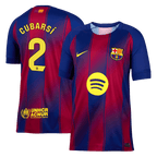 Soccer Kits CUBARSÍ #2 Barcelona Home Soccer Jersey 2025/26 Red&Blue