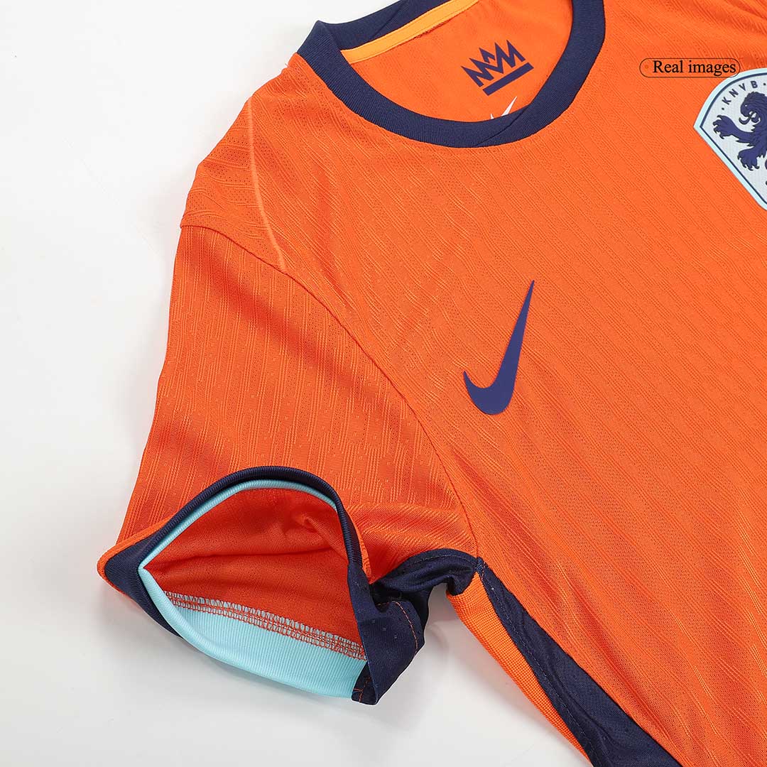 Soccer Kits Authentic Netherlands Home Soccer Jersey Euro 2024