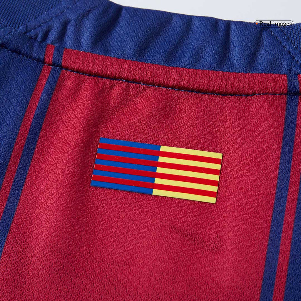 Maillot de football F.DE JONG #21 Barcelone Domicile 2025/26 Rouge et Bleu