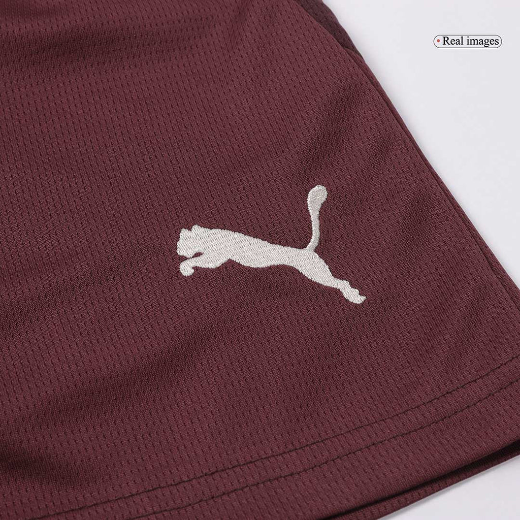 Camiseta de fútbol infantil de visitante del Manchester City (camiseta y pantalón corto) 2024/25