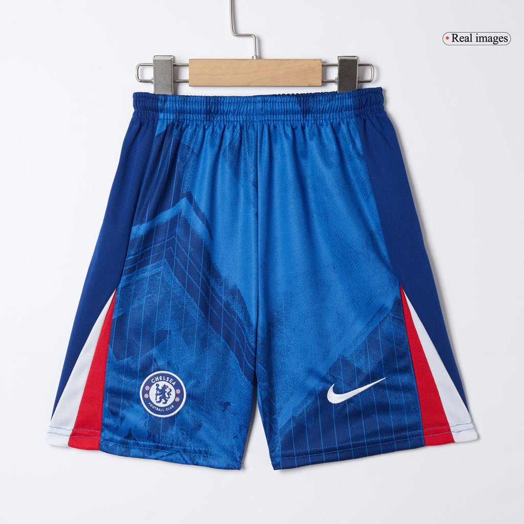 Kit de fútbol para niños: camiseta de local del Chelsea (camiseta, pantalones cortos y calcetines) 2025/26, azul