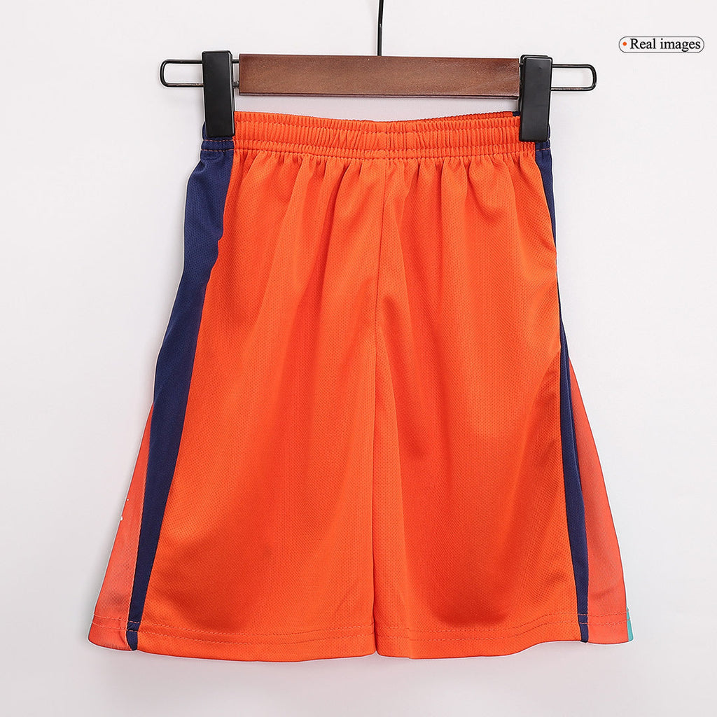 Kits de fútbol para niños: camiseta local de Holanda (camiseta, pantalones cortos y calcetines) para la Eurocopa 2024