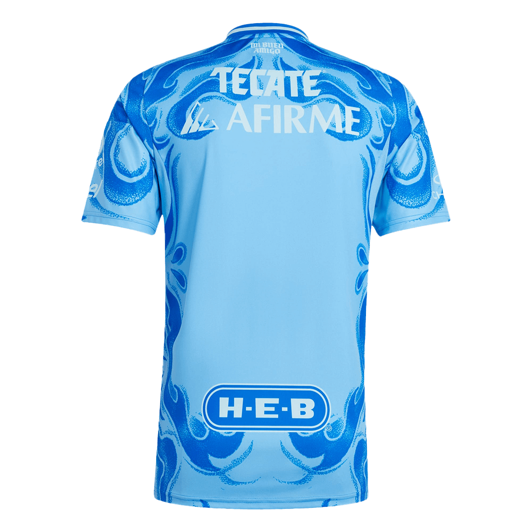 Kits de fútbol Tigres UANL Camiseta de fútbol de visitante 25/26 Azul