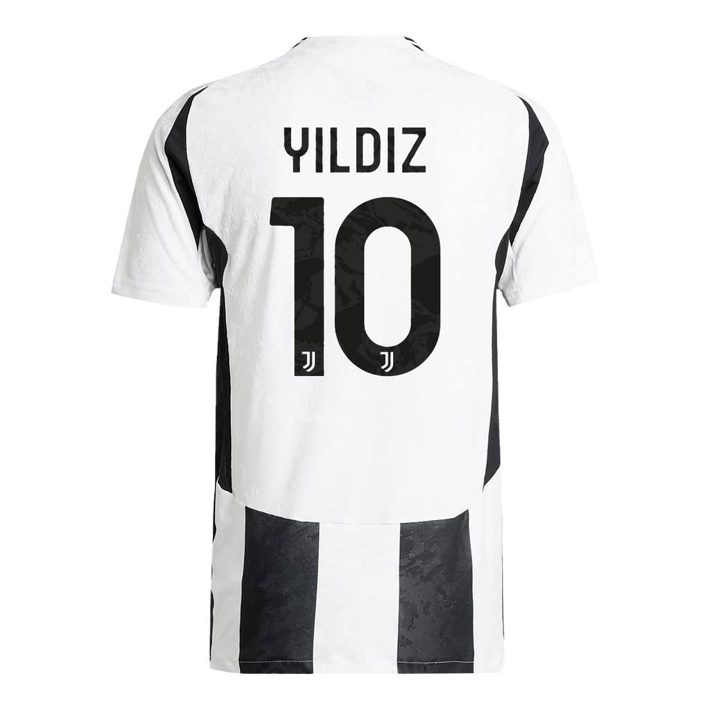 Soccer Kits Authentic YILDIZ #10 Juventus Home Soccer Jersey 2024/25 - Save The Children Sponsor