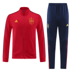 Equipaciones de fútbol: Chaqueta de entrenamiento de España (chaqueta y pantalón) 2022/23