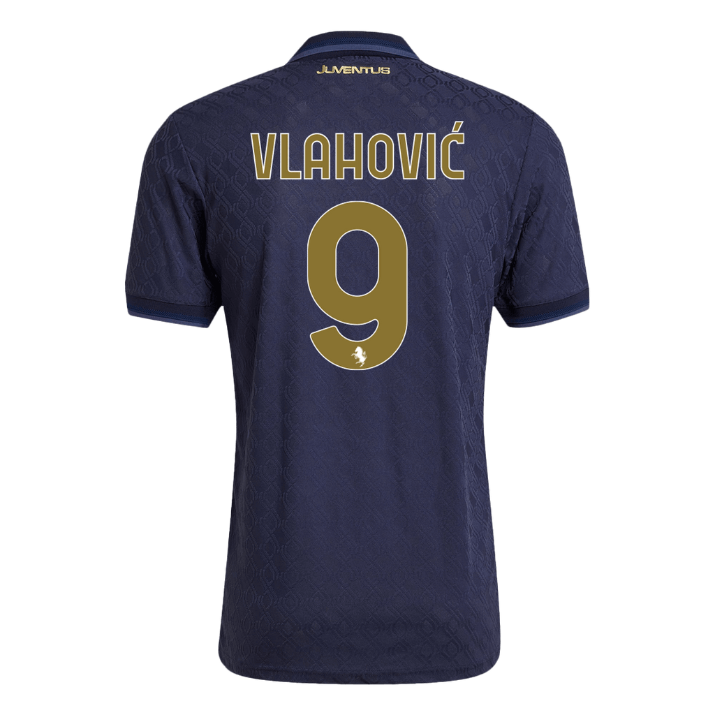 Soccer Kits Authentic  VLAHOVIĆ #9 Juventus Third Away Soccer Jersey 2024/25 - Save The Children Sponsor