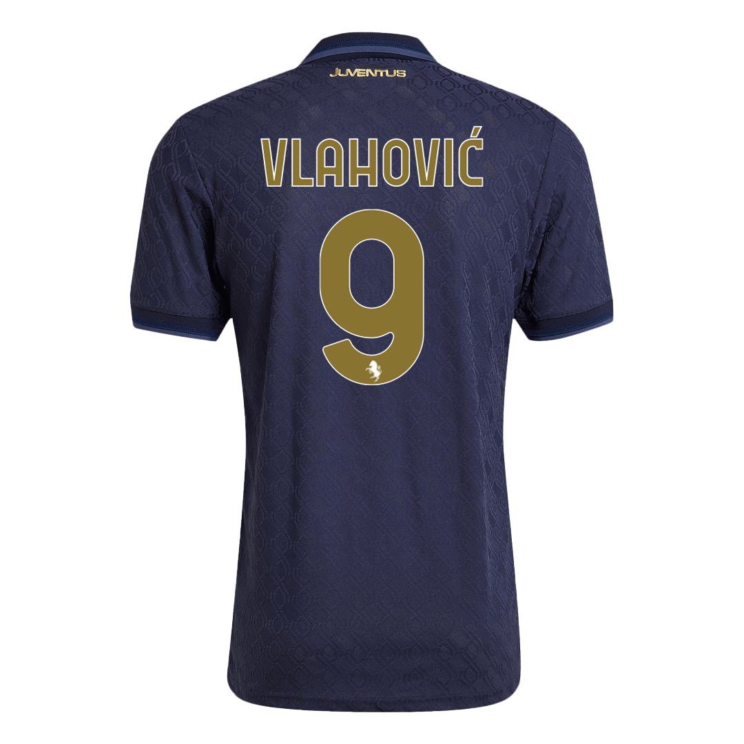 Soccer Kits Authentic  VLAHOVIĆ #9 Juventus Third Away Soccer Jersey 2024/25 - Save The Children Sponsor