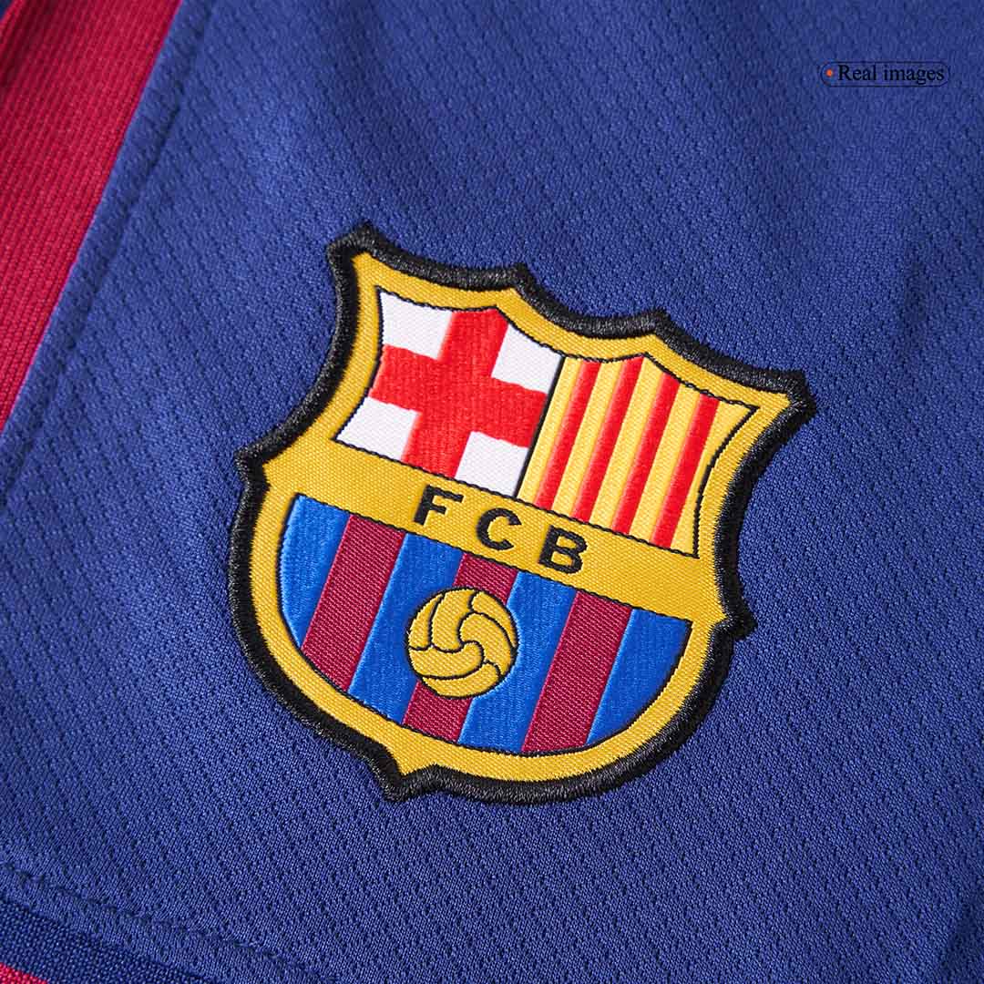 Soccer Kits Barcelona Home Soccer Jersey Kit(Jersey+Shorts+Socks) 2025/26 Red&Blue
