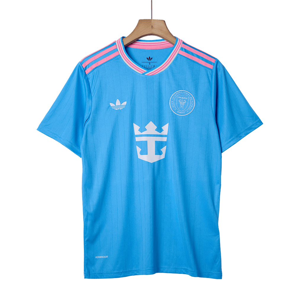 Maillot de football Messi #10 Inter Miami Third extérieur 2025 Bleu