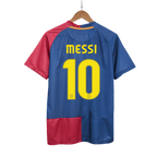 Maillot de football rétro Messi #10 Barcelone Domicile 2008/09 - UCL 