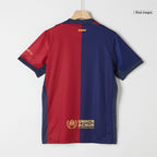 Soccer Kits Barcelona Home Soccer Jersey 2024/25 - Spotify Logo Without Text