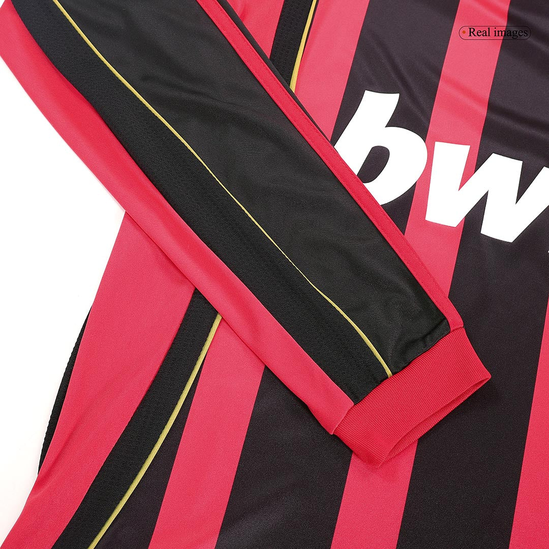 Camiseta de fútbol retro de manga larga del AC Milan 2006/07