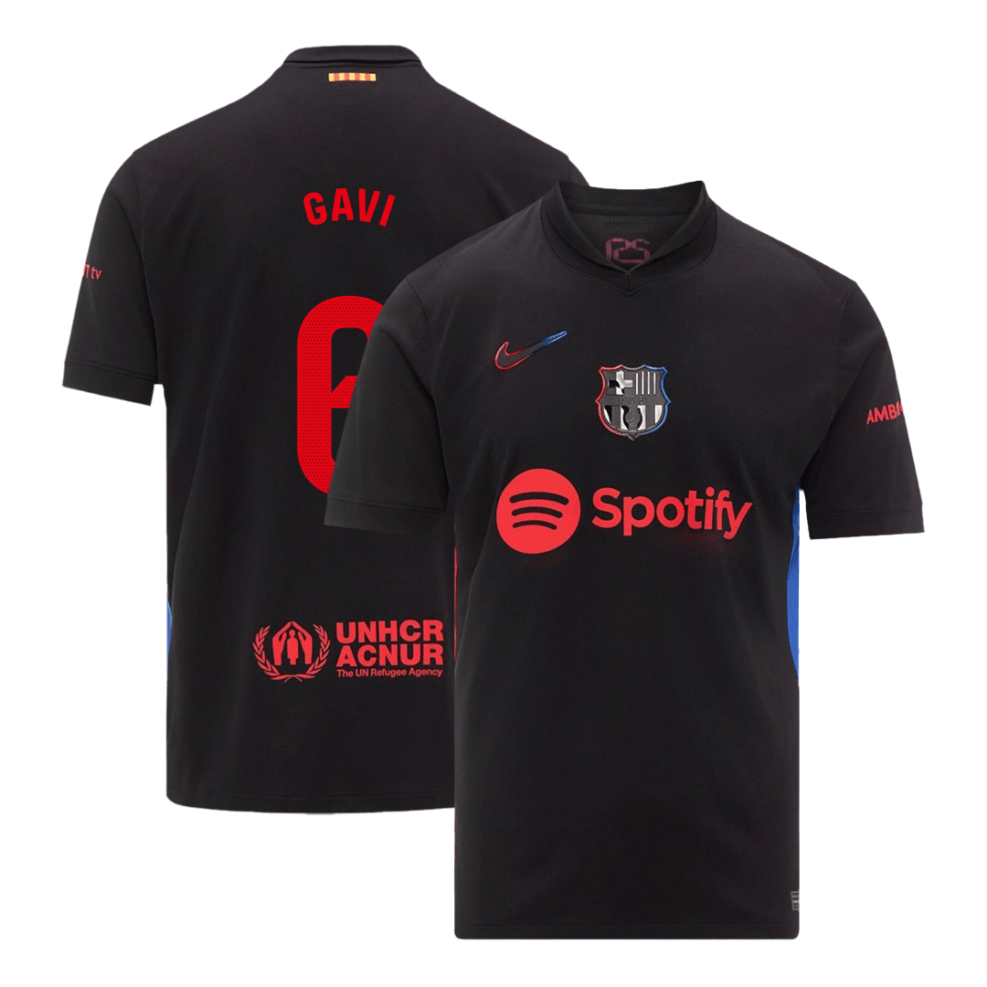 Maillot de football extérieur GAVI #6 Barcelone 2024/25
