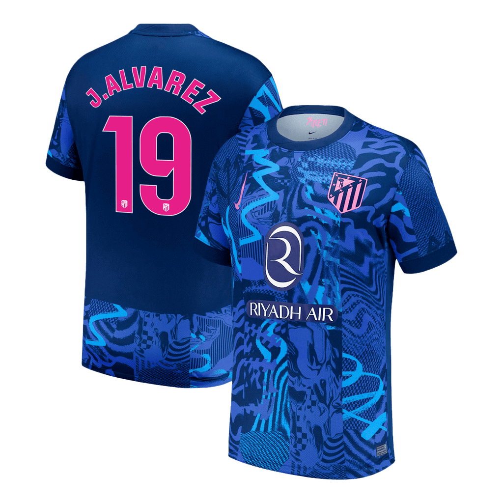 Maillot de football extérieur J.ALVAREZ #19 Atlético Madrid 2024/25
