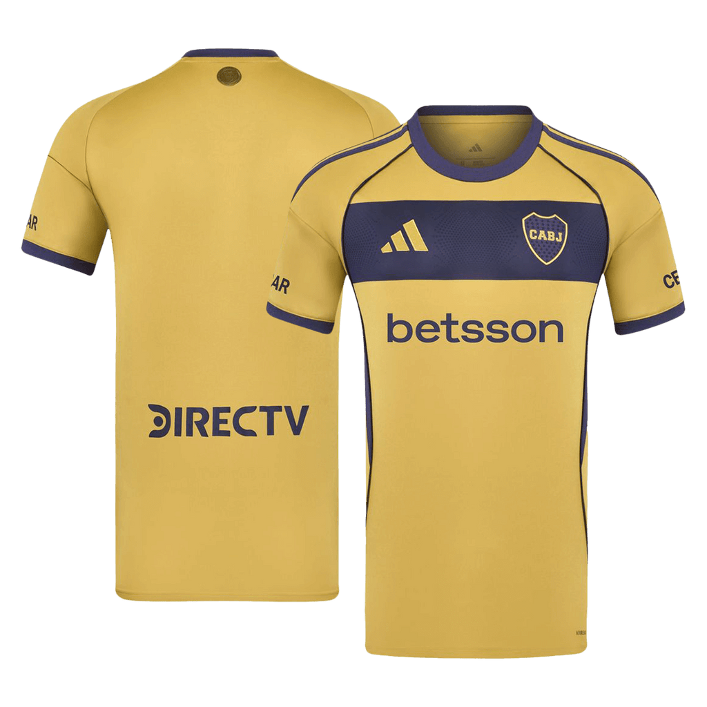 Soccer Kits Boca Juniors Away Soccer Jersey 2025/26 Yellow