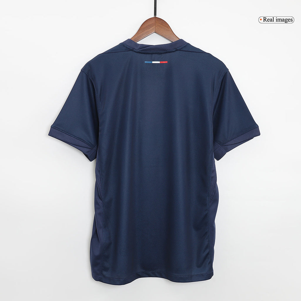 Kits de fútbol KVARATSKHELIA #7 PSG Camiseta de fútbol local 2024/25 Azul marino - UCL