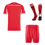 Soccer Kits Bayern Munich Home Soccer Jersey Kit(Jersey+Shorts+Socks) 2025/26 Red